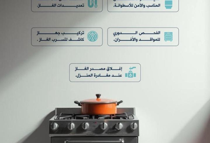 الاستخدام الآمن للغاز